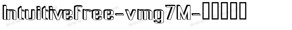 Intuitivefree-vmg7M字体转换
