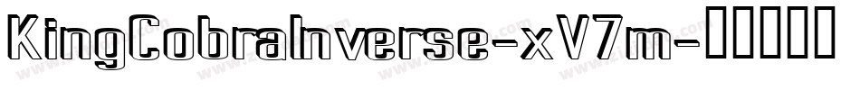 KingCobraInverse-xV7m字体转换