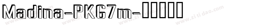 Madina-PKG7m字体转换 Madina-PKG7m字体转换