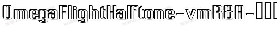 OmegaFlightHalftone-vmR8A字体转换