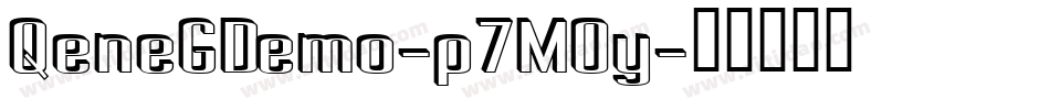 QeneGDemo-p7M0y字体转换