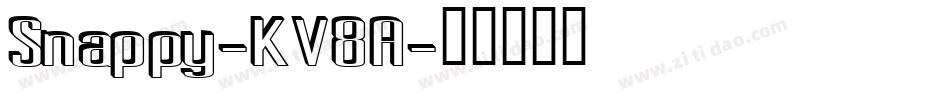 Snappy-KV8A字体转换 Snappy-KV8A字体转换
