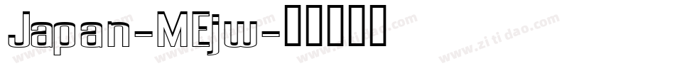 Japan-MEjw字体转换