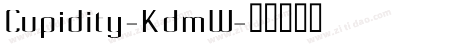 Cupidity-KdmW字体转换