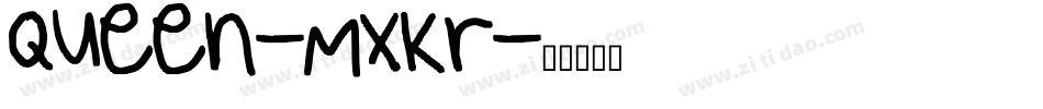 Queen-MxKr字体转换