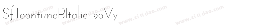 SfToontimeBItalic-9oVy字体转换 SfToontimeBItalic-9oVy字体转换