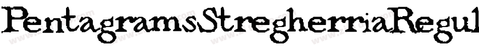 PentagramsStregherriaRegular-A9a2字体转换
