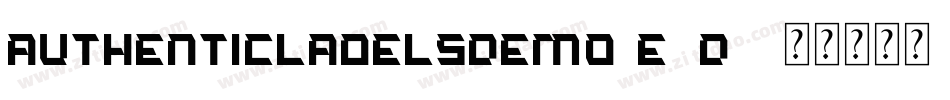 Authenticlabelsdemo-E8d8字体转换