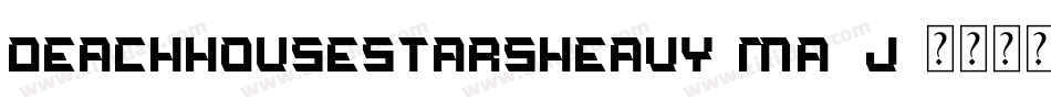 BeachHouseStarsHeavy-MA5J字体转换