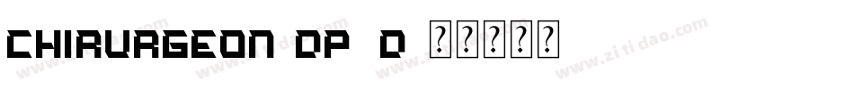Chirurgeon-DP8D字体转换