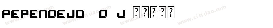 Pependejo-8D5J字体转换