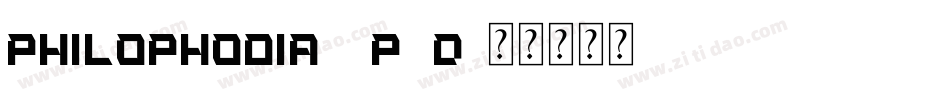 Philophobia-0p8d字体转换
