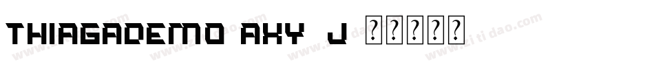 ThiagaDemo-axY5J字体转换
