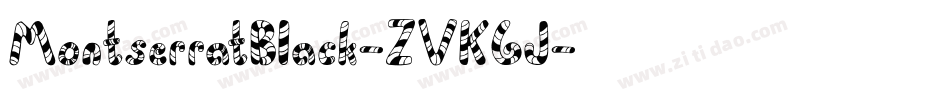 MontserratBlack-ZVK6J字体转换