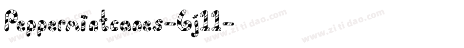 Peppermintcanes-6j11字体转换
