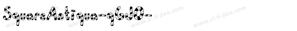 SquareAntiqua-q6J0字体转换