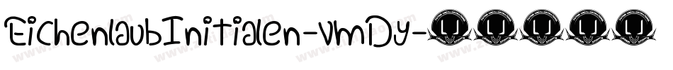 EichenlaubInitialen-vmDy字体转换