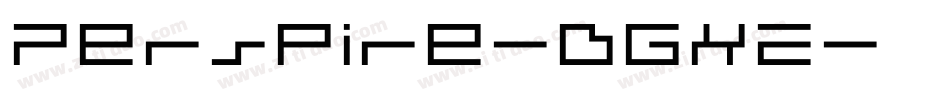 Perspire-DGXE字体转换