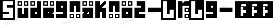 Sudegnakno2-LrLg字体转换