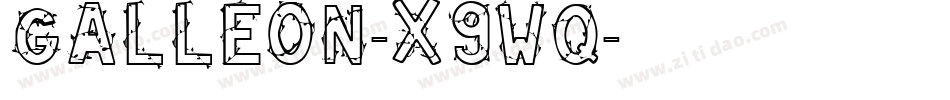 Galleon-x9Wq字体转换