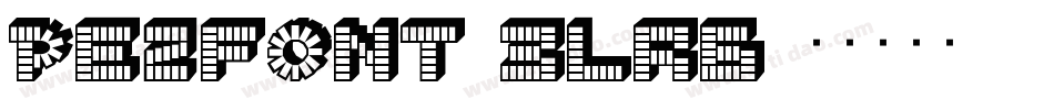 PezFont-3lr6字体转换
