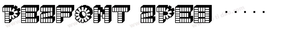 PezFont-Zpe8字体转换