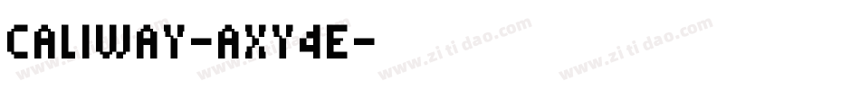 Caliway-axY4E字体转换