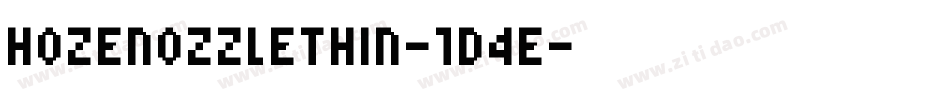 HozenozzleThin-1D4e字体转换