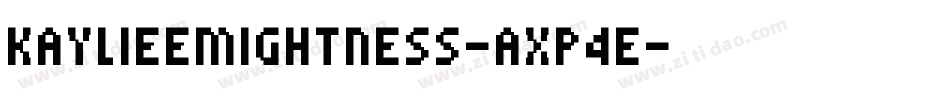 KaylieeMightness-axP4E字体转换