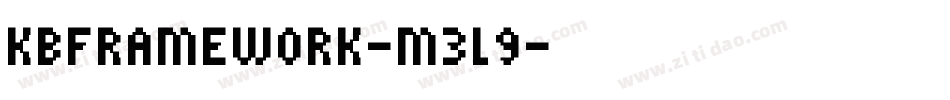 Kbframework-m3L9字体转换