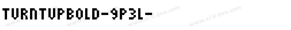 TurntUpBold-9P3L字体转换