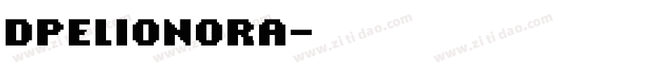 DPElionora字体转换