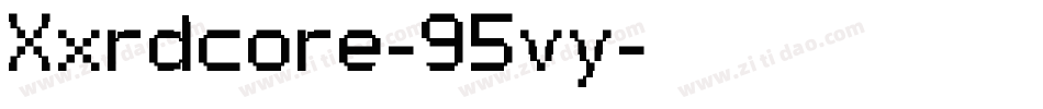 Xxrdcore-95vy字体转换