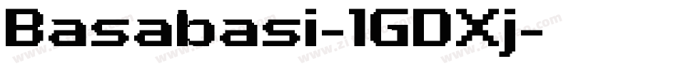 Basabasi-1GDXj字体转换
