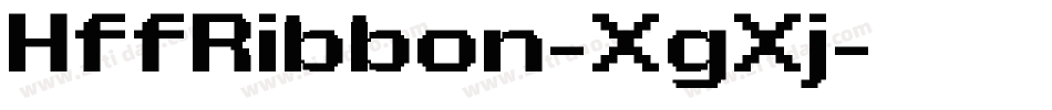 HffRibbon-XgXj字体转换 HffRibbon-XgXj字体转换