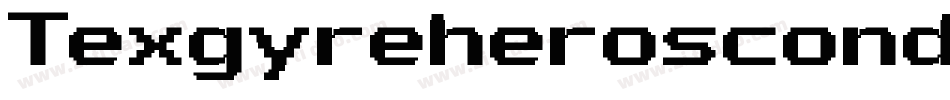 TexgyreheroscondensedRegular-87xJ字体转换