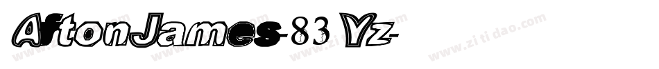 AftonJames-83Yz字体转换