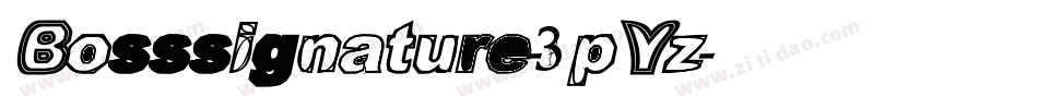 Bosssignature-3pYz字体转换