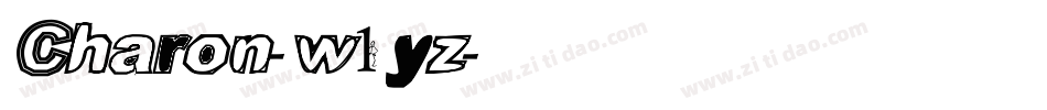 Charon-w1yz字体转换