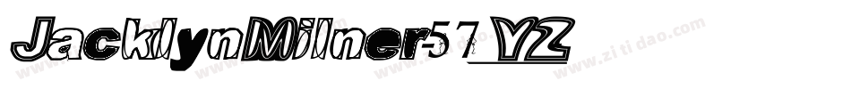 JacklynMilner-57YZ字体转换