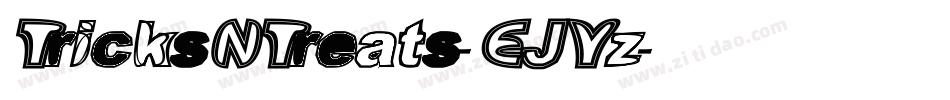 TricksNTreats-EJYz字体转换