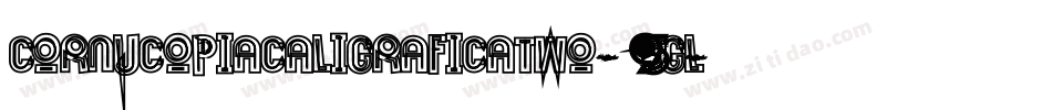 Cornucopiacaligraficatwo-59gL字体转换