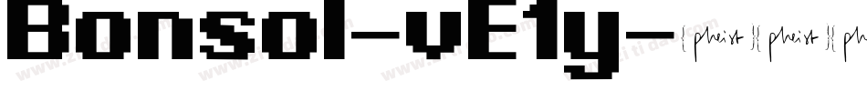 Bonsol-vE1y字体转换