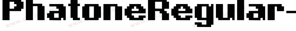 PhatoneRegular-E1y4字体转换