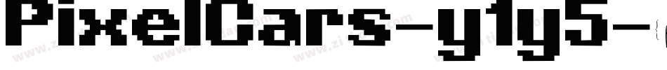 PixelCars-y1y5字体转换