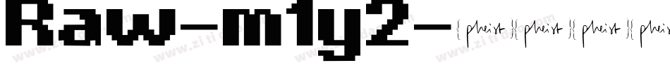 Raw-m1y2字体转换