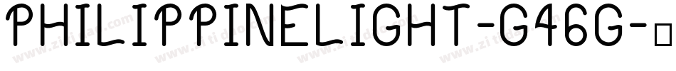 PhilippineLight-G46g字体转换