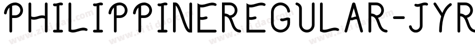 PhilippineRegular-jyR0字体转换