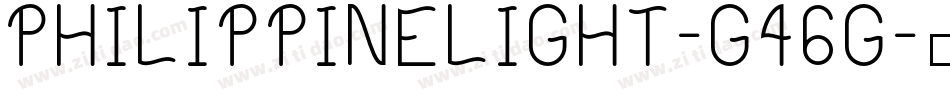 PhilippineLight-G46g字体转换
