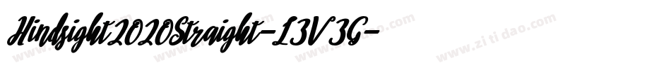 Hindsight2020Straight-L3V3G字体转换 Hindsight2020Straight-L3V3G字体转换